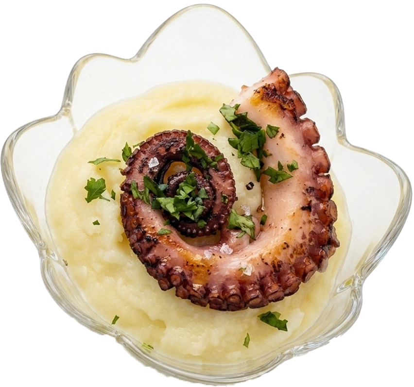 Coppetta di polpo e patate